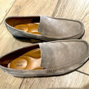 Clark’s light Grey Moccasins